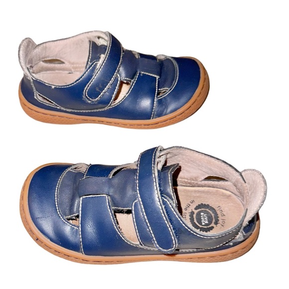 LIVIE & LUCA toddler BOYS Navy blue shoes size 12 - Picture 1 of 14